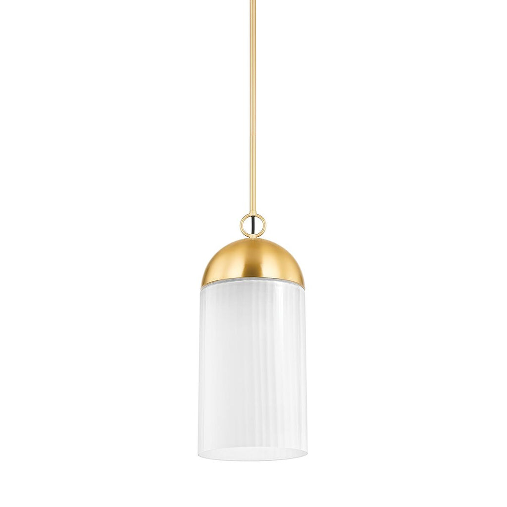 Mitzi EMORY Aged Brass 7.75W x 22L x 18.25H Pendant