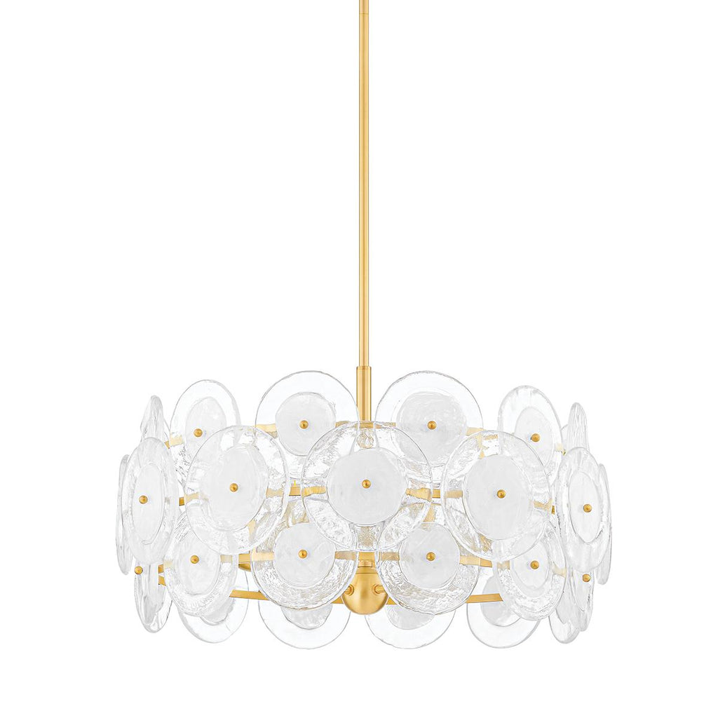 Mitzi ZOELLA Aged Brass 23.75W x 10.75L x 13H Chandelier