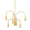 Mitzi Jenica Aged Brass 28.25W X 11.25L X 19.75H Chandelier