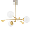 Mitzi Victoria Vintage Gold Leaf 42W X 13L X 17.5H Chandelier