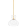 Mitzi Cortney Aged Brass 11.75W X 7.75L X 11H Pendant