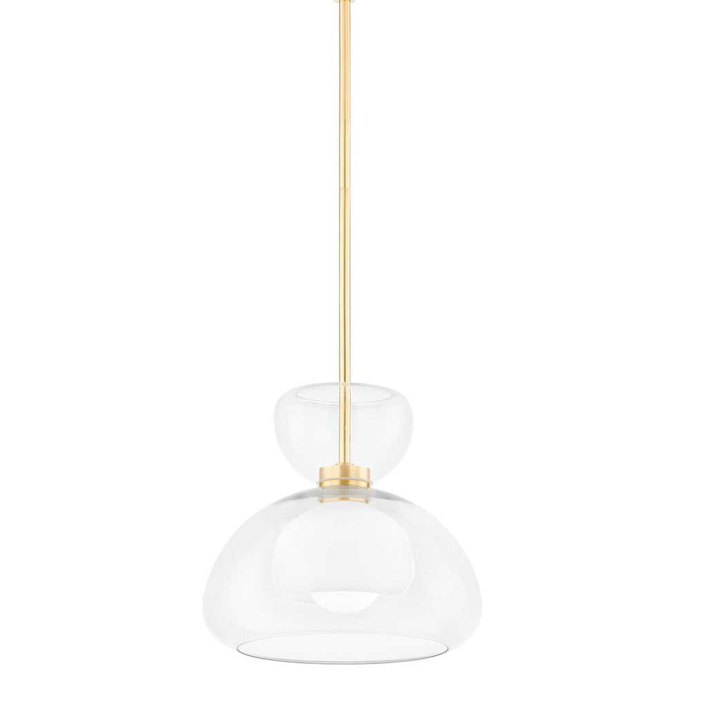 Mitzi CORTNEY Aged Brass 11.75W x 7.75L x 11H Pendant