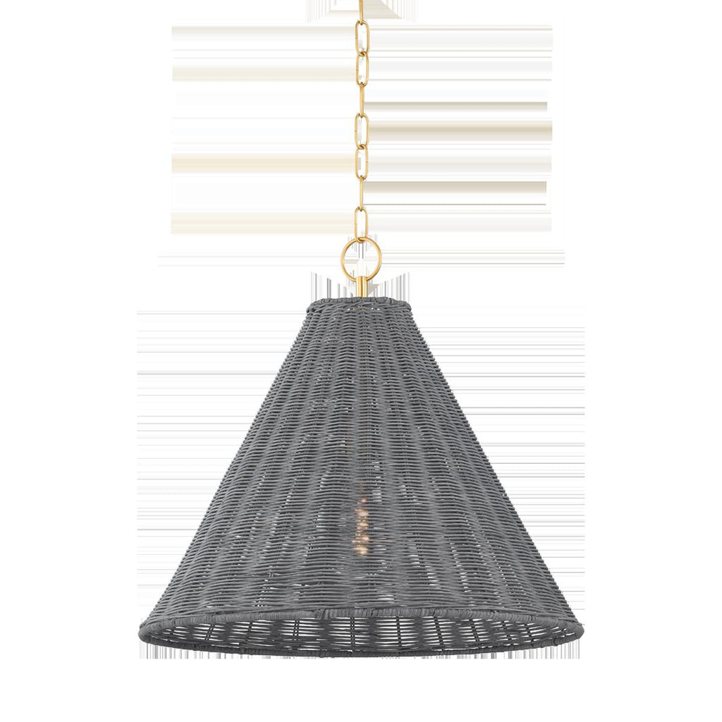 Mitzi DESTINY Aged Brass 22W x 12L x 20.5H Pendant