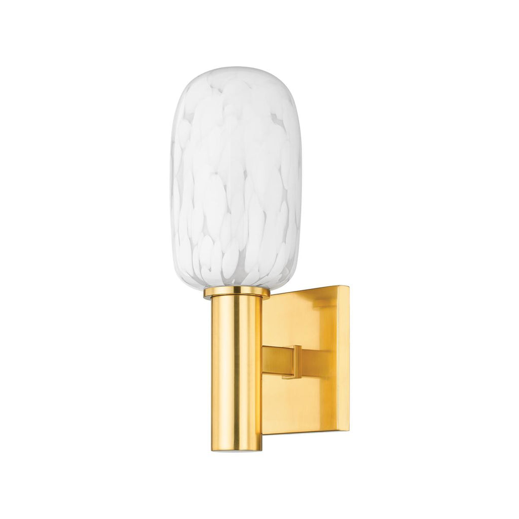 Mitzi ABINA Aged Brass 4.75W x 17.25L x 12.5H Wall Sconce