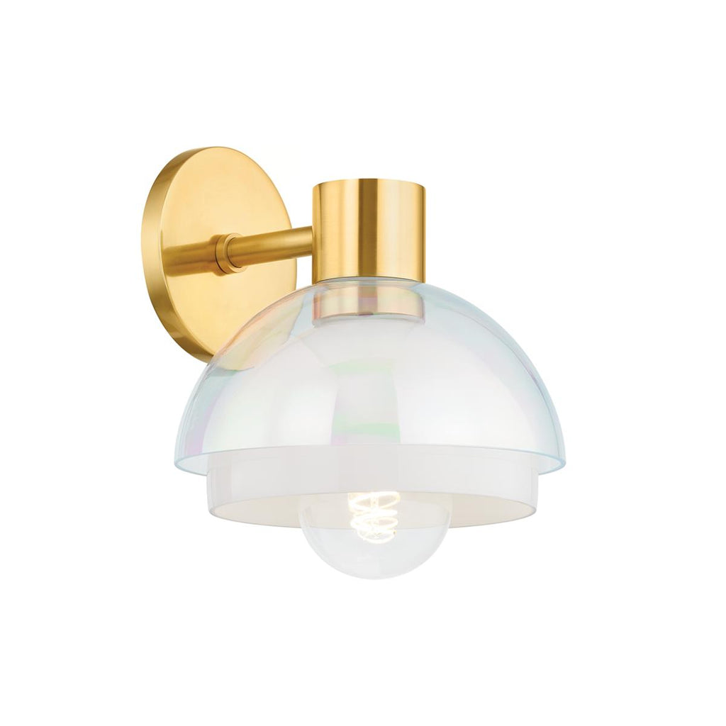 Mitzi MODENA Aged Brass 8W x 12L x 9.25H Wall Sconce