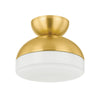 Mitzi Rue Aged Brass 11W X 12L X 8.75H Flush Mount