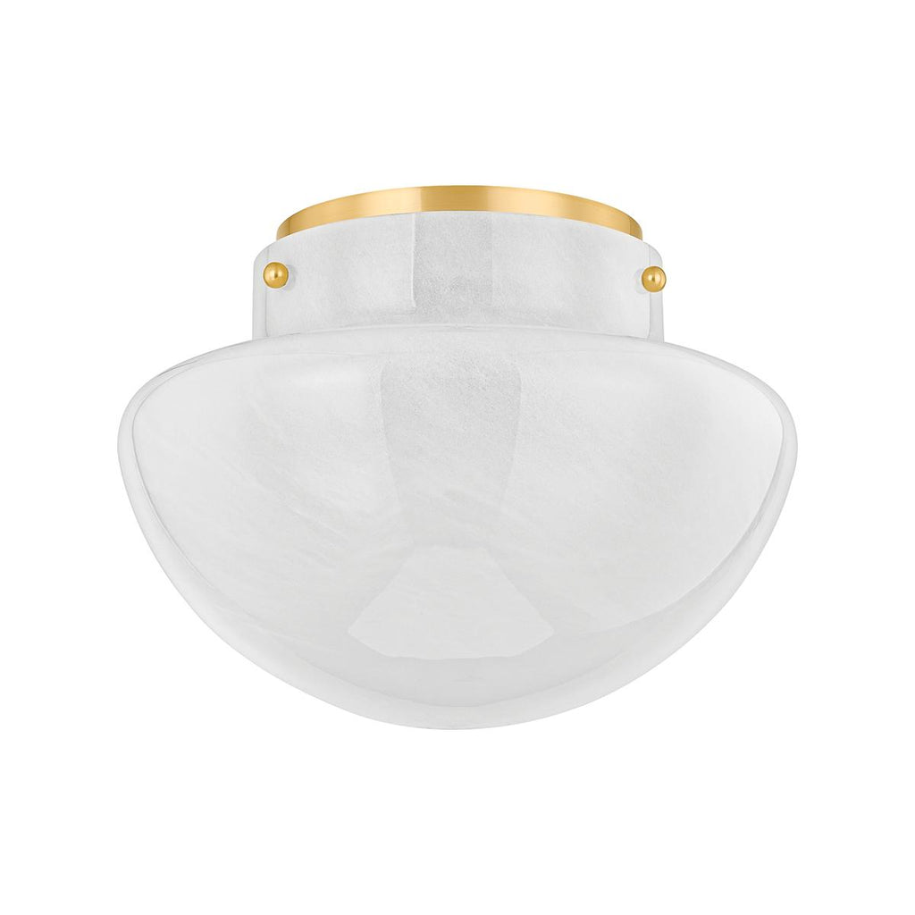 Mitzi LILOU Aged Brass 13W x 24L x 9.5H Flush Mount