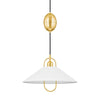 Mitzi Mariel Aged Brass/Soft White 18W X 8.5L X 12H Pendant