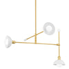 Mitzi Billie Aged Brass/Soft White 36W X 37.25L X 23.25H Chandelier