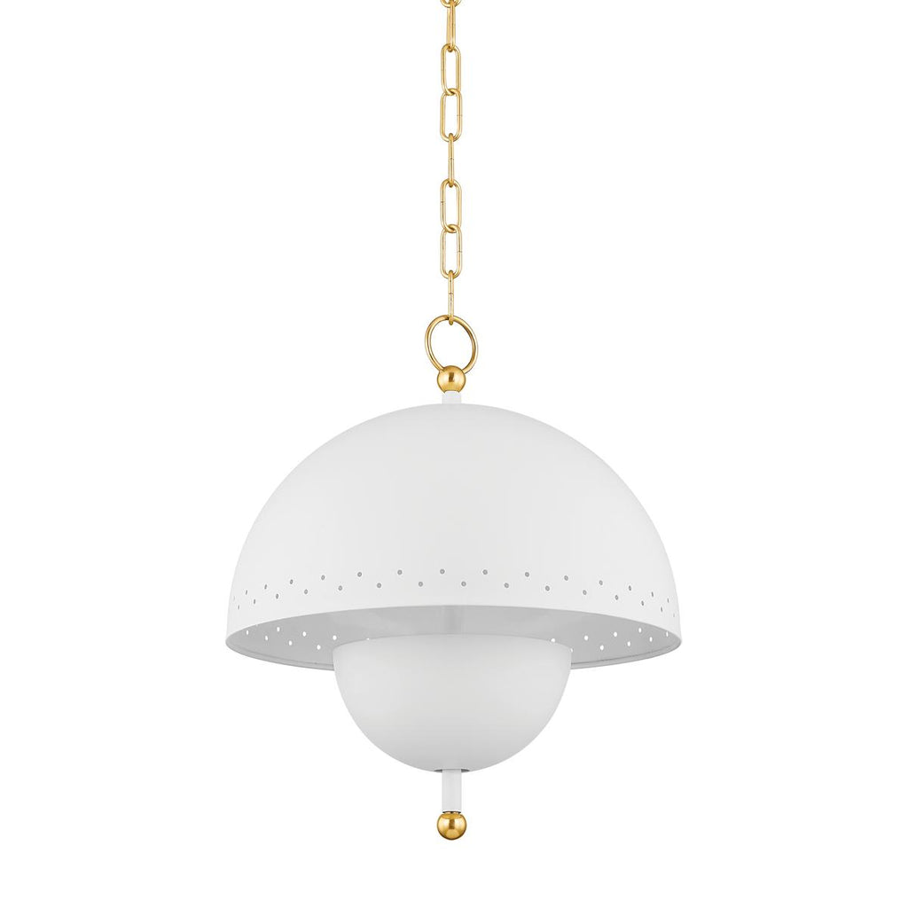 Mitzi Jojo AGED BRASS/SOFT WHITE 15W x 20L x 17.75H Pendant