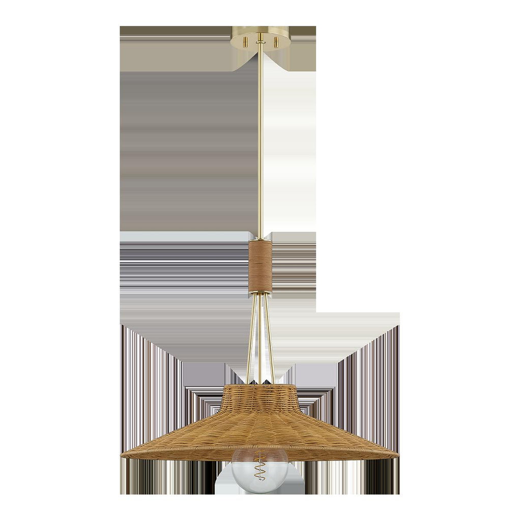 Mitzi LAUDINE AGED BRASS 24.5W x 24.5L x 22H Pendant