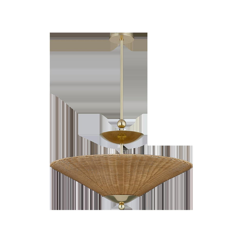 Mitzi PERILLA AGED BRASS 30W x 30L x 19.5H Pendant