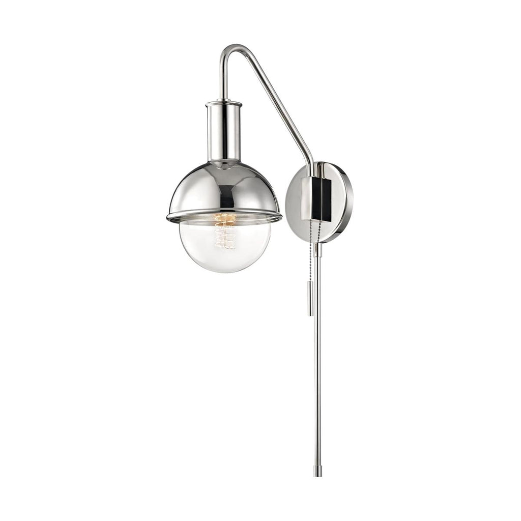 Mitzi Riley Polished Nickel 6.25W x 6L x 24H Wall Sconce