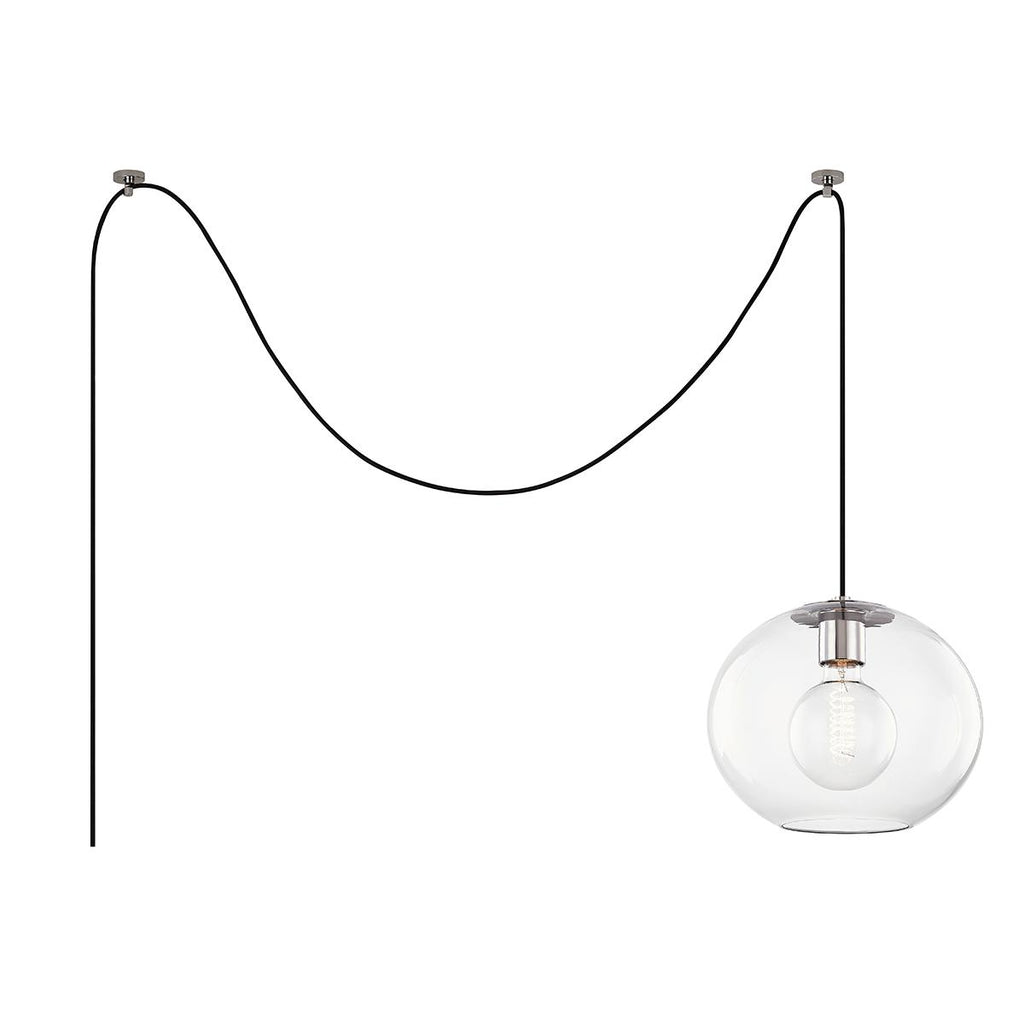 Mitzi Margot Polished Nickel 12.25W x 40L x 10.5H Pendant