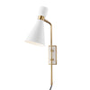 Mitzi Willa Aged Brass/Soft Off White 6.25W X 24L X 24H Wall Sconce