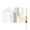 Mitzi Aisa Aged Brass 11.75W X 27.75L X 22H Wall Sconce