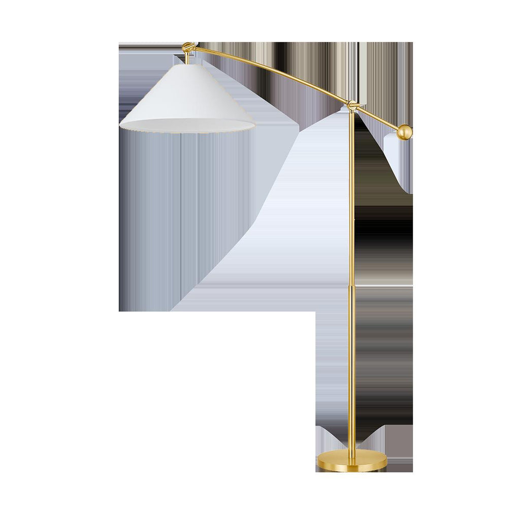 Mitzi BIRDIE AGED BRASS 18W x 43.25L x 57.5H Floor Lamp