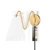 Mitzi Onda Aged Brass 9W X 22.5L X 13H Wall Sconce