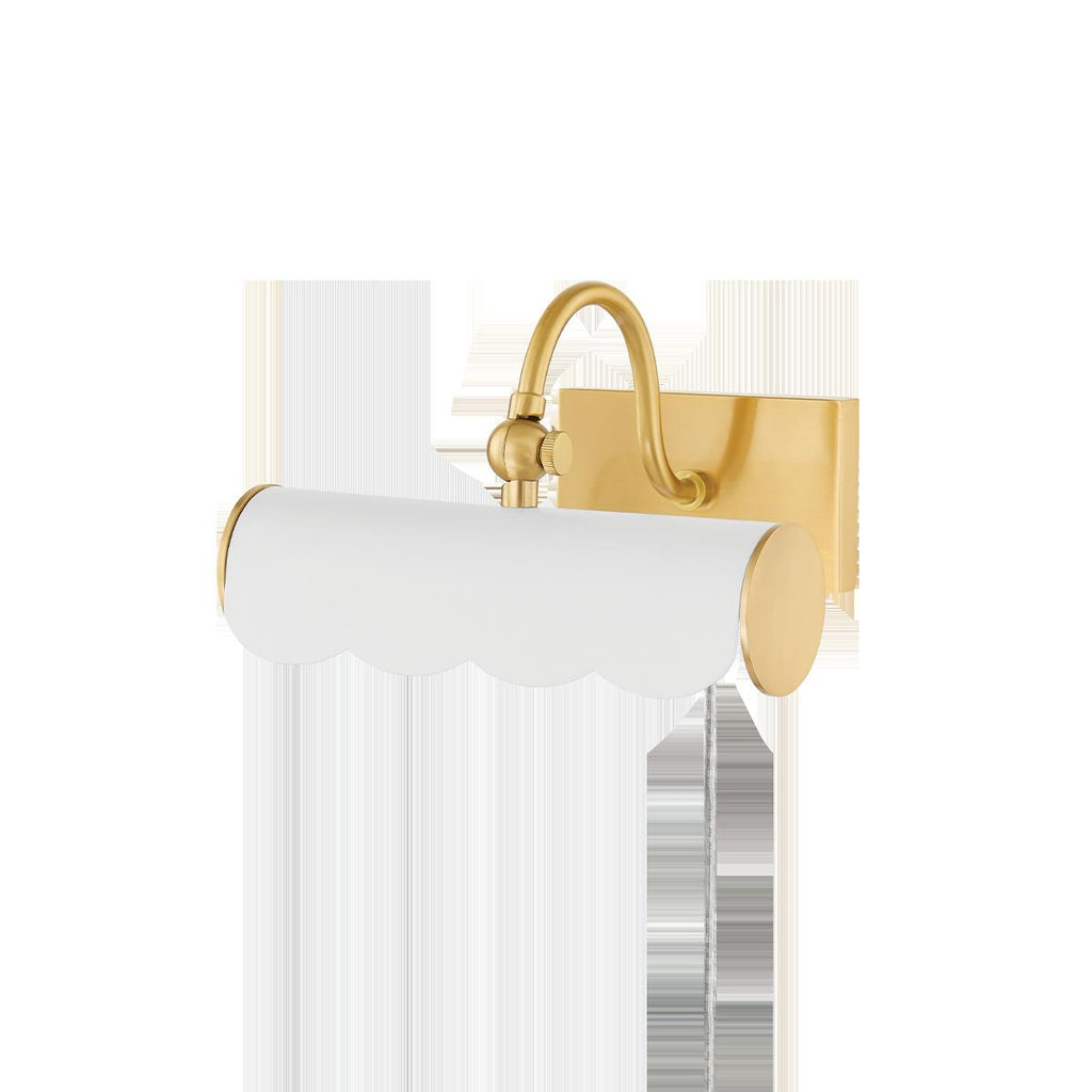 Mitzi Fifi Aged Brass 8.75W x 15.25L x 5.25H Wall Sconce