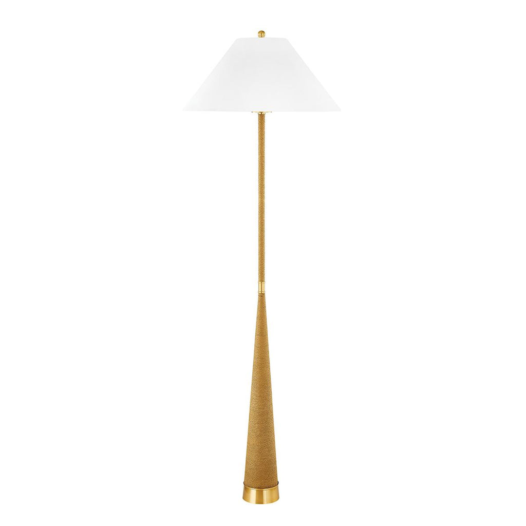 Mitzi INDIE Aged Brass 21W x 6.75L x 64H Floor Lamp