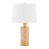 Mitzi Clarissa Aged Brass 17W X 4.75L X 27.25H Table Lamp