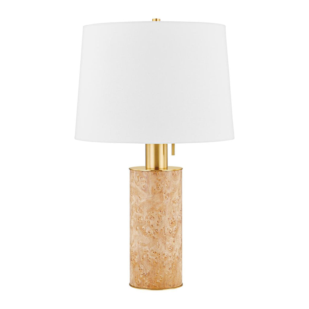 Mitzi CLARISSA Aged Brass 17W x 4.75L x 27.25H Table Lamp