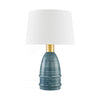 Mitzi Tenley Aged Brass/Ceramic Inchyra Blue 16.5W X 12L X 26H Table Lamp