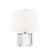 Hudson Valley Lighting Hague Polished Nickel 10W X 10L X 14H Table Lamp