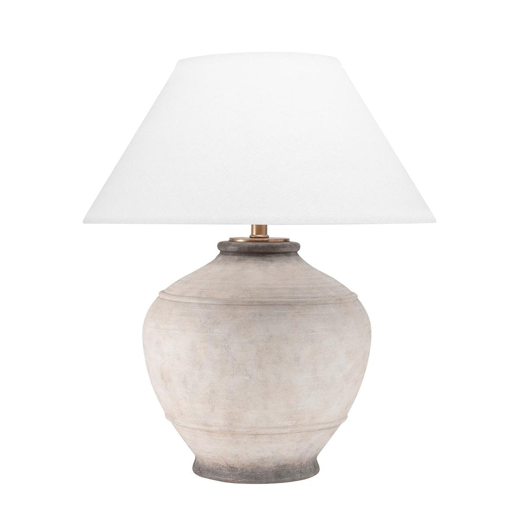 Hudson Valley Lighting Malta Ash 21W x 21L x 29H Table Lamp