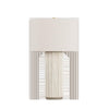 Hudson Valley Lighting Crestwood Aged Brass/Ceramic Fluted Ivory 19W X 19L X 31.25H Table Lamp