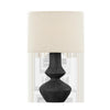 Hudson Valley Lighting Ancram Vintage Gold Leaf/ Ceramic Totem Black 17.5W X 17.5L X 27.5H Table Lamp