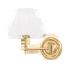 Hudson Valley Lighting Classic No.1 Aged Brass 7.5W X 7.5L X 10.5H Wall Sconce