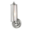 Hudson Valley Lighting Classic No.1 Polished Nickel 4.75W X 4.75L X 12.25H Wall Sconce