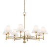 Hudson Valley Lighting Classic No.1 Aged Brass 40W X 40L X 25.75H Chandelier