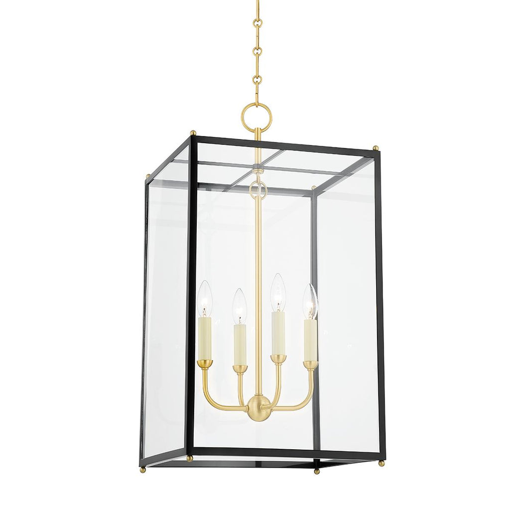 Hudson Valley Lighting Chaselton Aged Brass 15W x 15L x 28.25H Pendant