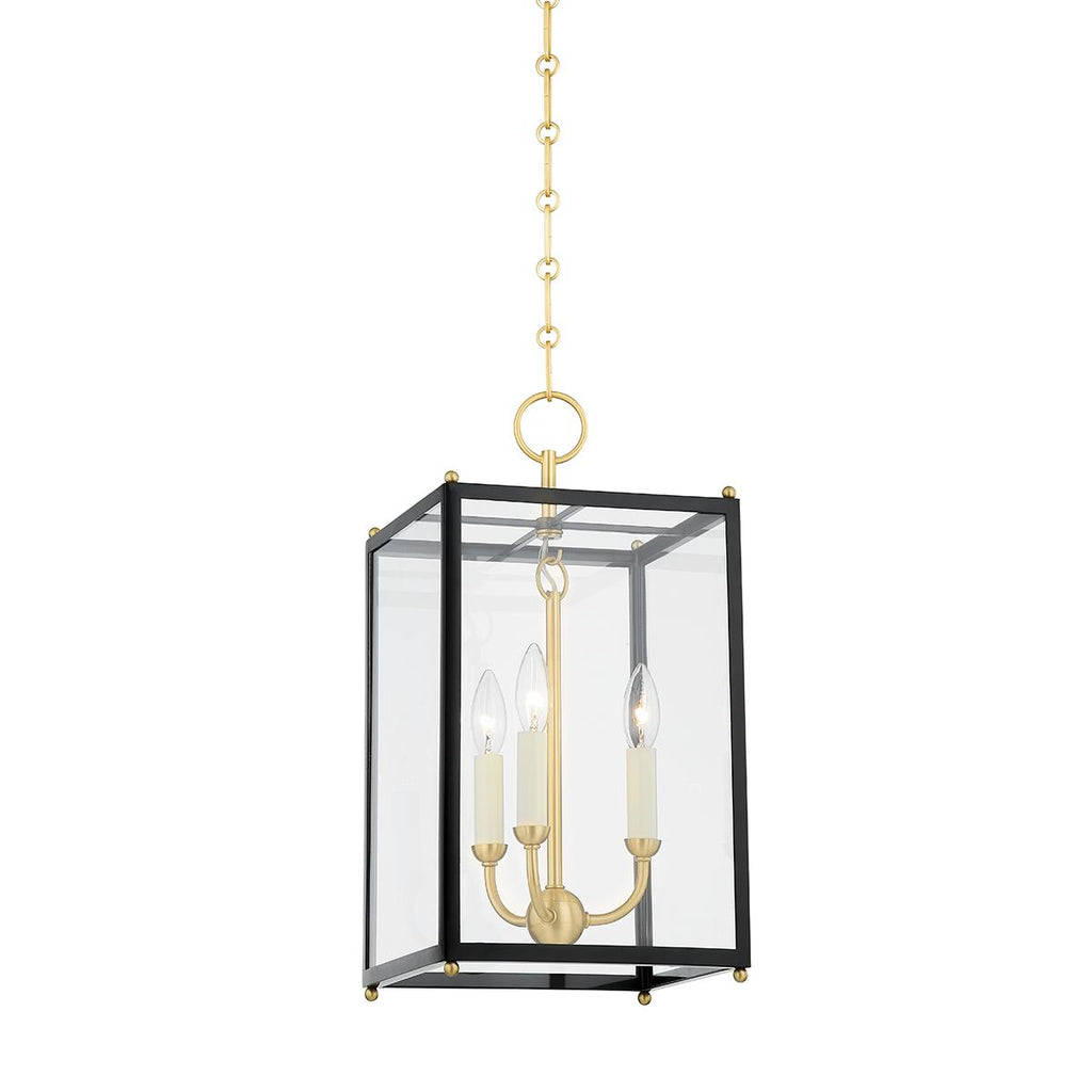 Hudson Valley Lighting Chaselton Aged Brass 10W x 10L x 19.5H Pendant