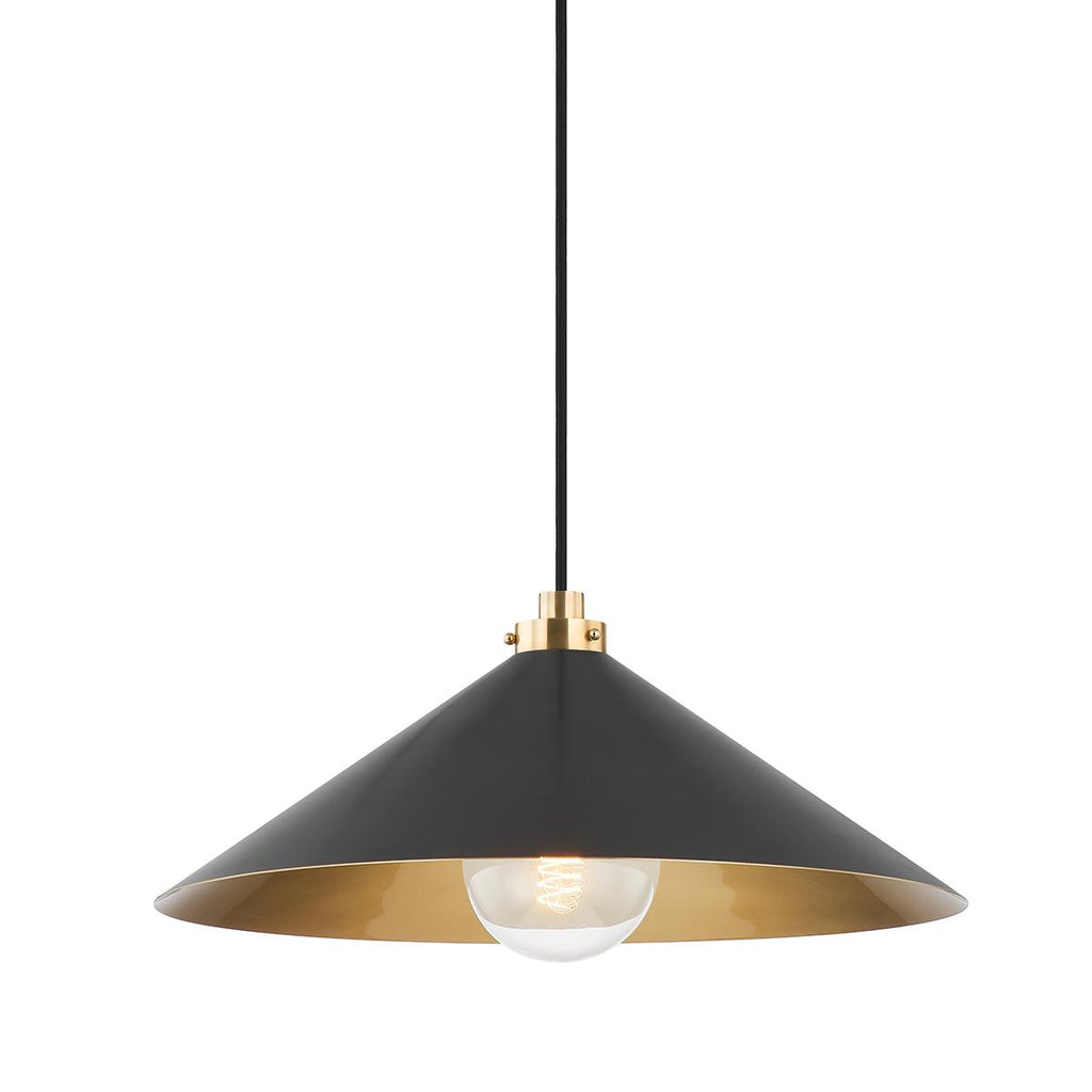 Hudson Valley Lighting Clivedon Aged Brass 20W x 20L x 8.5H Pendant