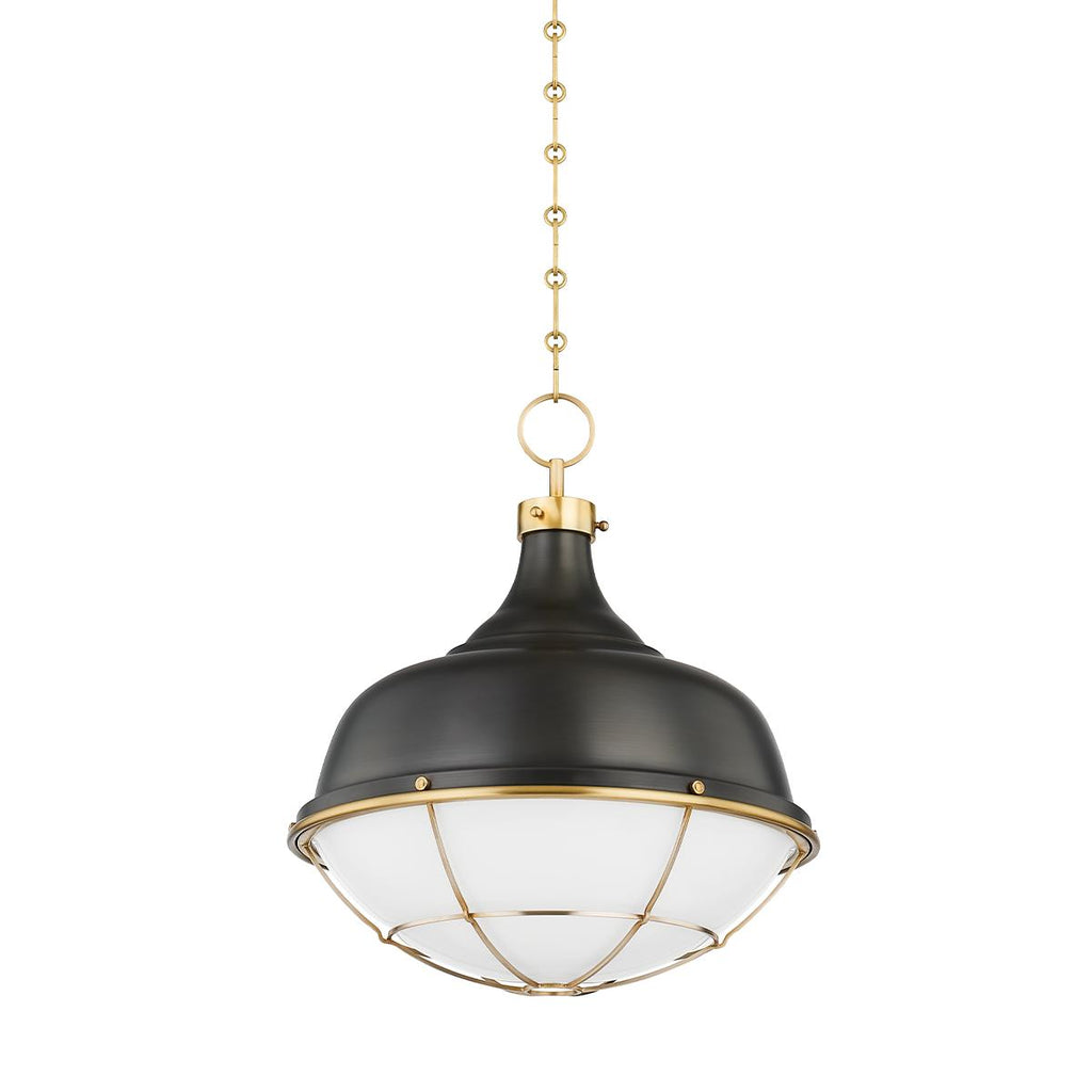 Hudson Valley Lighting Holkham Aged Brass 18W x 18L x 20.5H Pendant