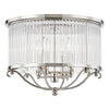 Hudson Valley Lighting Glass No.1 Polished Nickel 19W X 19L X 12.75H Semi-Flush Mount