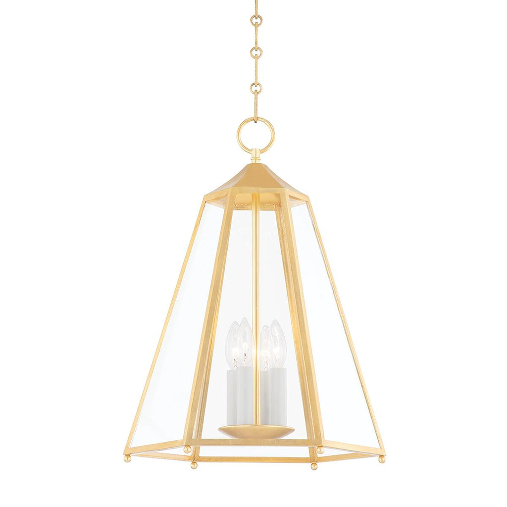 Hudson Valley Lighting Nottingham Gold Leaf 16W x 16L x 21.5H Pendant