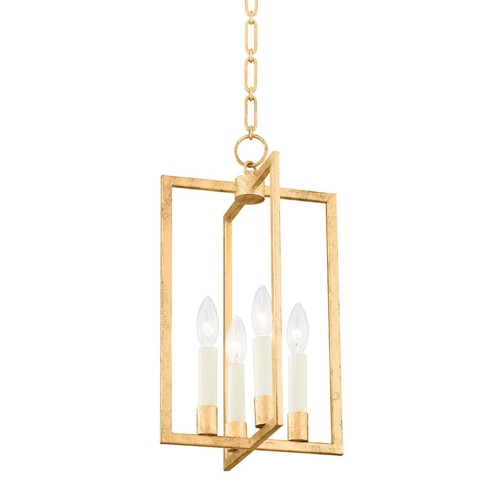 Hudson Valley Lighting Middleborough Gold Leaf 10W x 10L x 16.5H Pendant