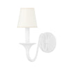 Hudson Valley Lighting Windsor White Plaster 5W X 5L X 12.25H Wall Sconce