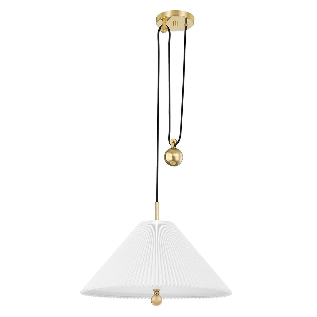 Hudson Valley Lighting Dorset Aged Brass 20.25W x 20.25L x 14H Pendant