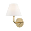 Hudson Valley Lighting Signature No.1 Aged Brass 8W X 8L X 11.25H Wall Sconce