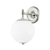 Hudson Valley Lighting Sphere No.1 Polished Nickel 6.5W X 6.5L X 11H Wall Sconce