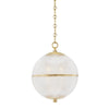 Hudson Valley Lighting Sphere No. 3 Aged Brass 13W X 13L X 16.75H Pendant