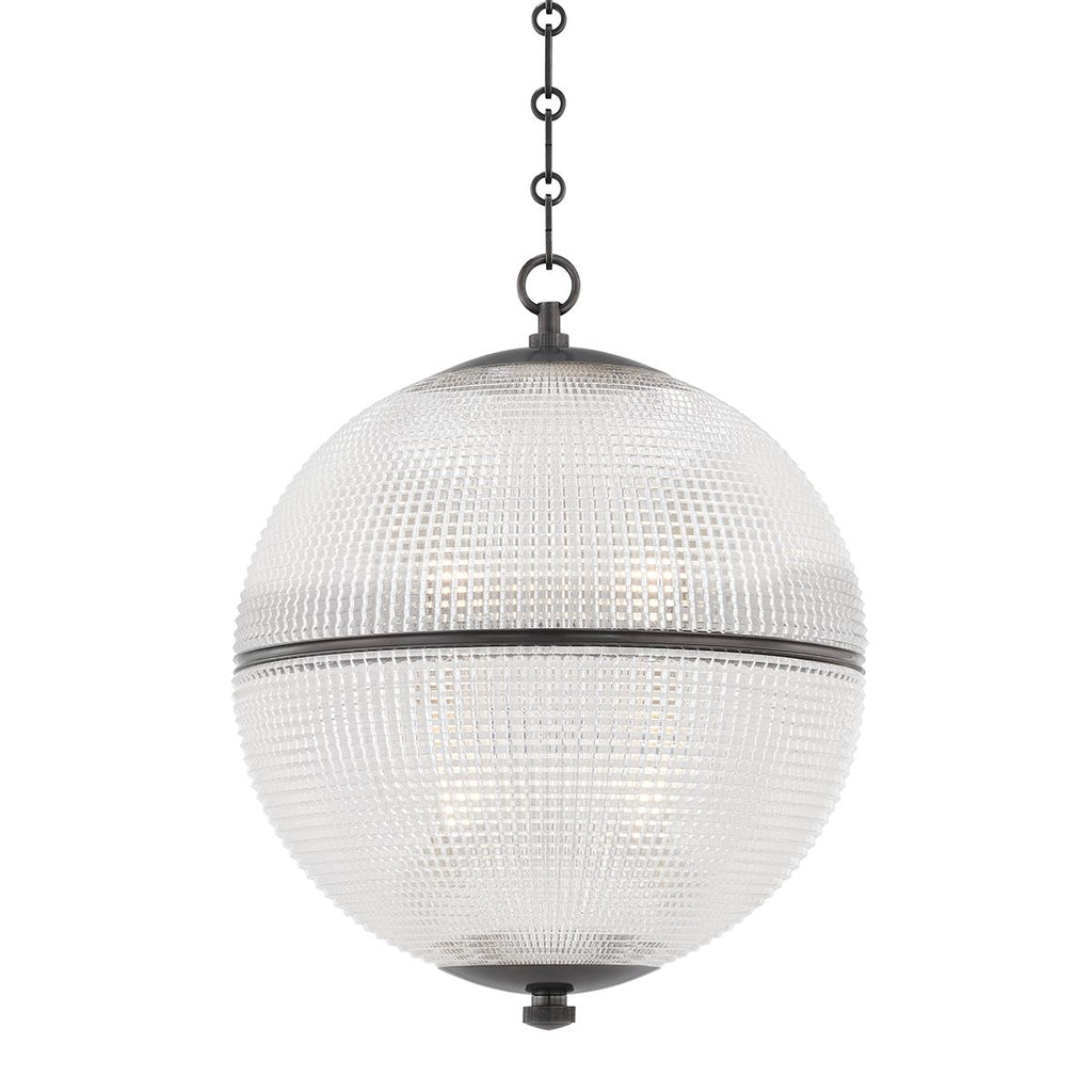 Hudson Valley Lighting Sphere No. 3 Distressed Bronze 18.25W x 18.25L x 22.75H Pendant