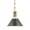 Hudson Valley Lighting Metal No. 2 Aged/Antique Distressed Bronze 9.5W X 9.5L X 9.25H Pendant