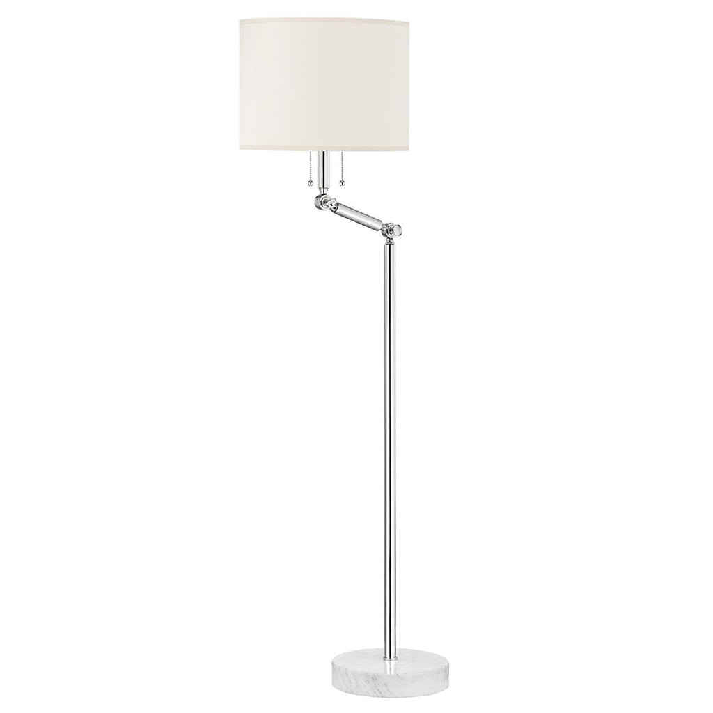 Hudson Valley Lighting Essex Polished Nickel 14W x 14L x 53H Floor Lamp