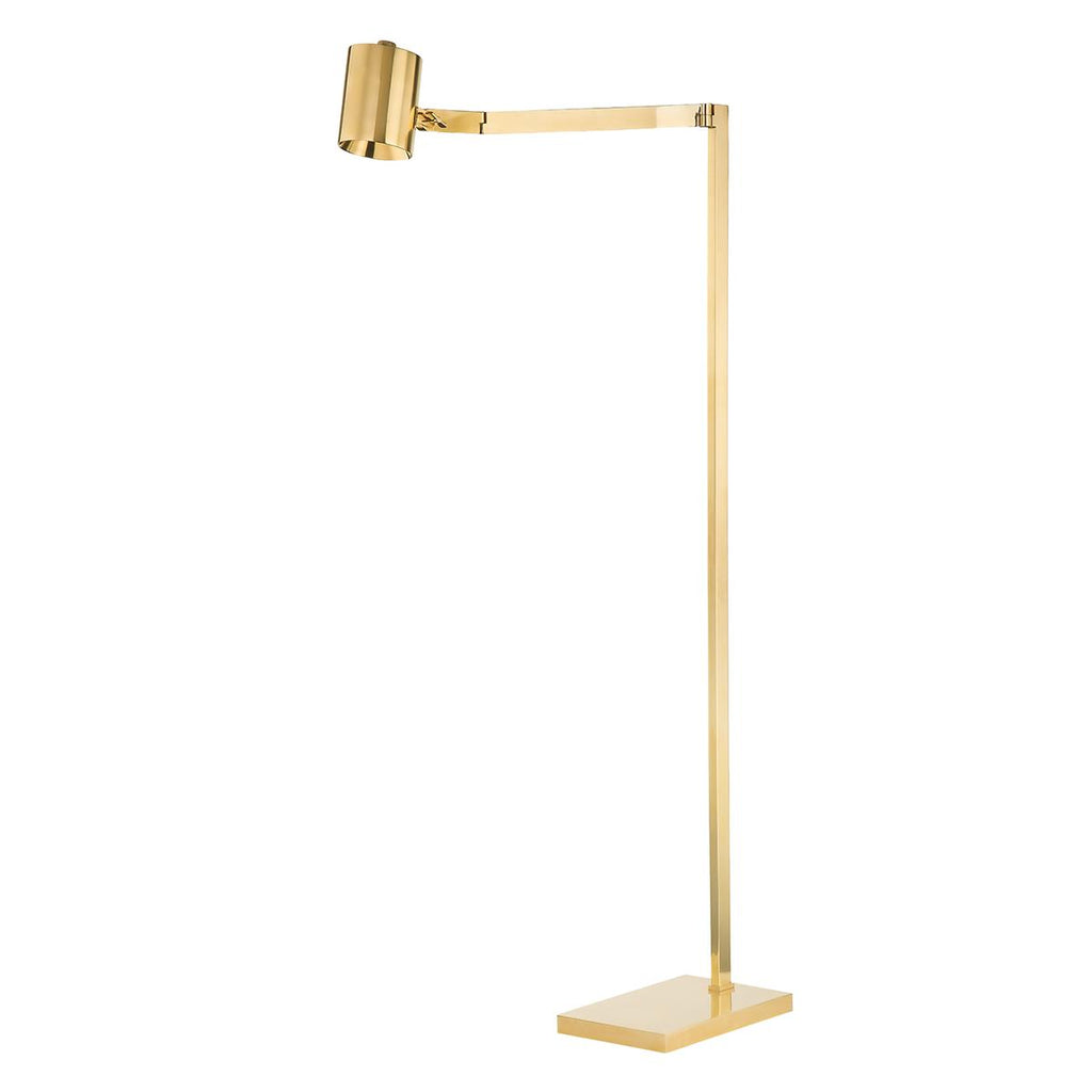 Hudson Valley Lighting Highgrove Aged Brass 7W x 25.25L x 54.25H Floor Lamp